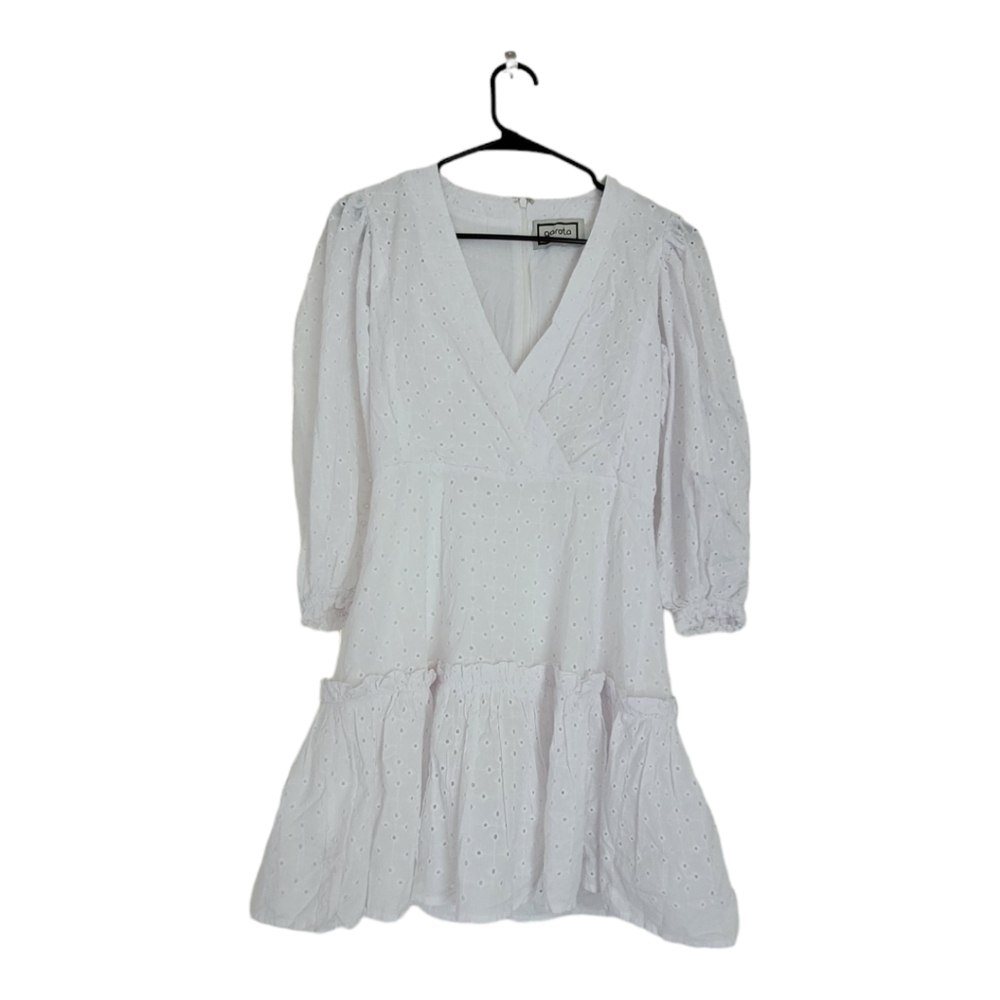 Garota White Lace Dress Size small